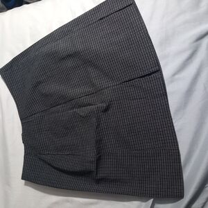 My Michelle Gray Plaid Skirt